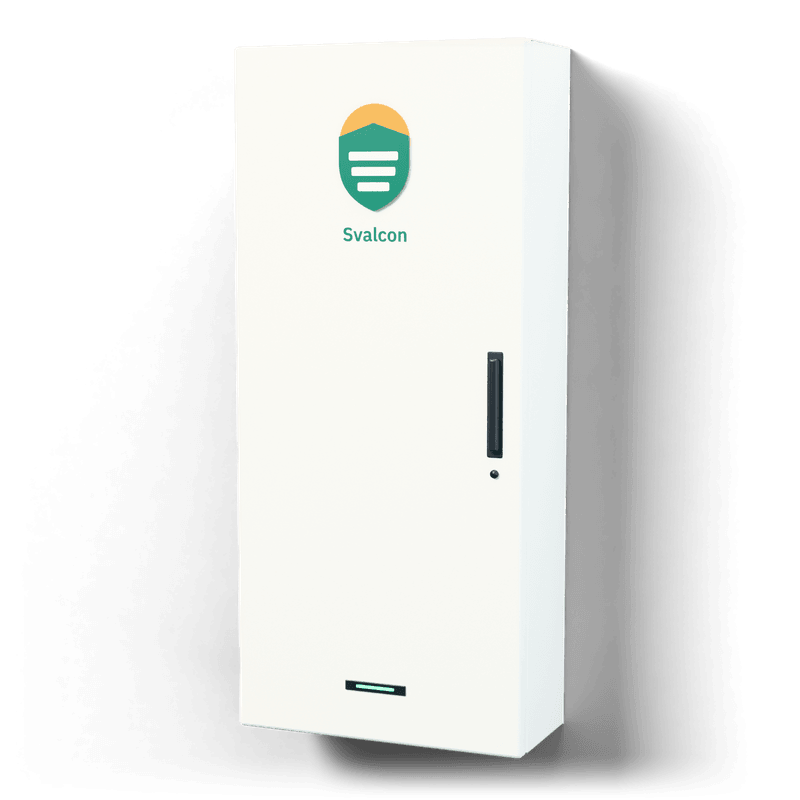Consumer unit M · Standard — 3D visualisation, door closed, side view